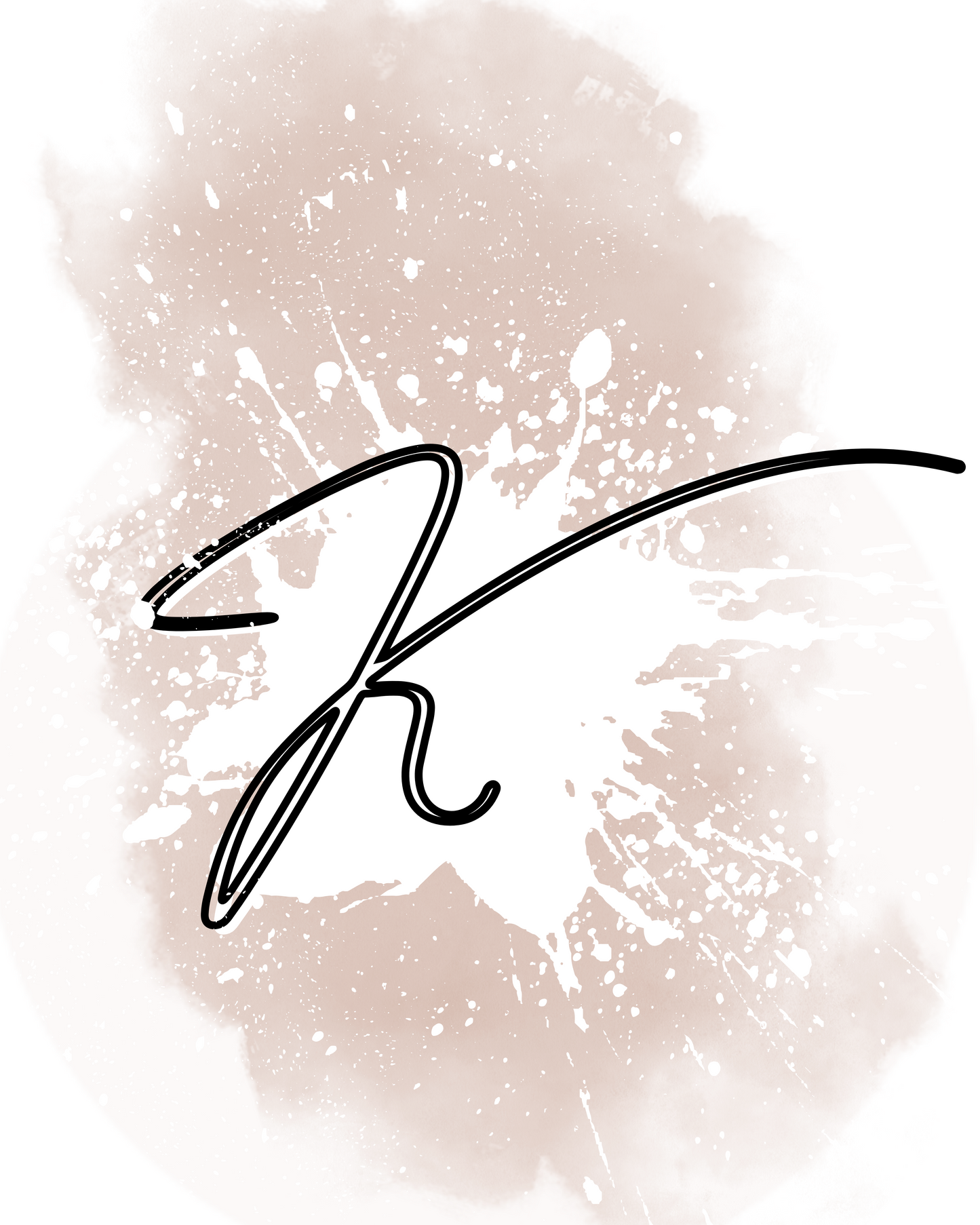 The Luxe Letter Collection | A-Z Monogram Wall Art
