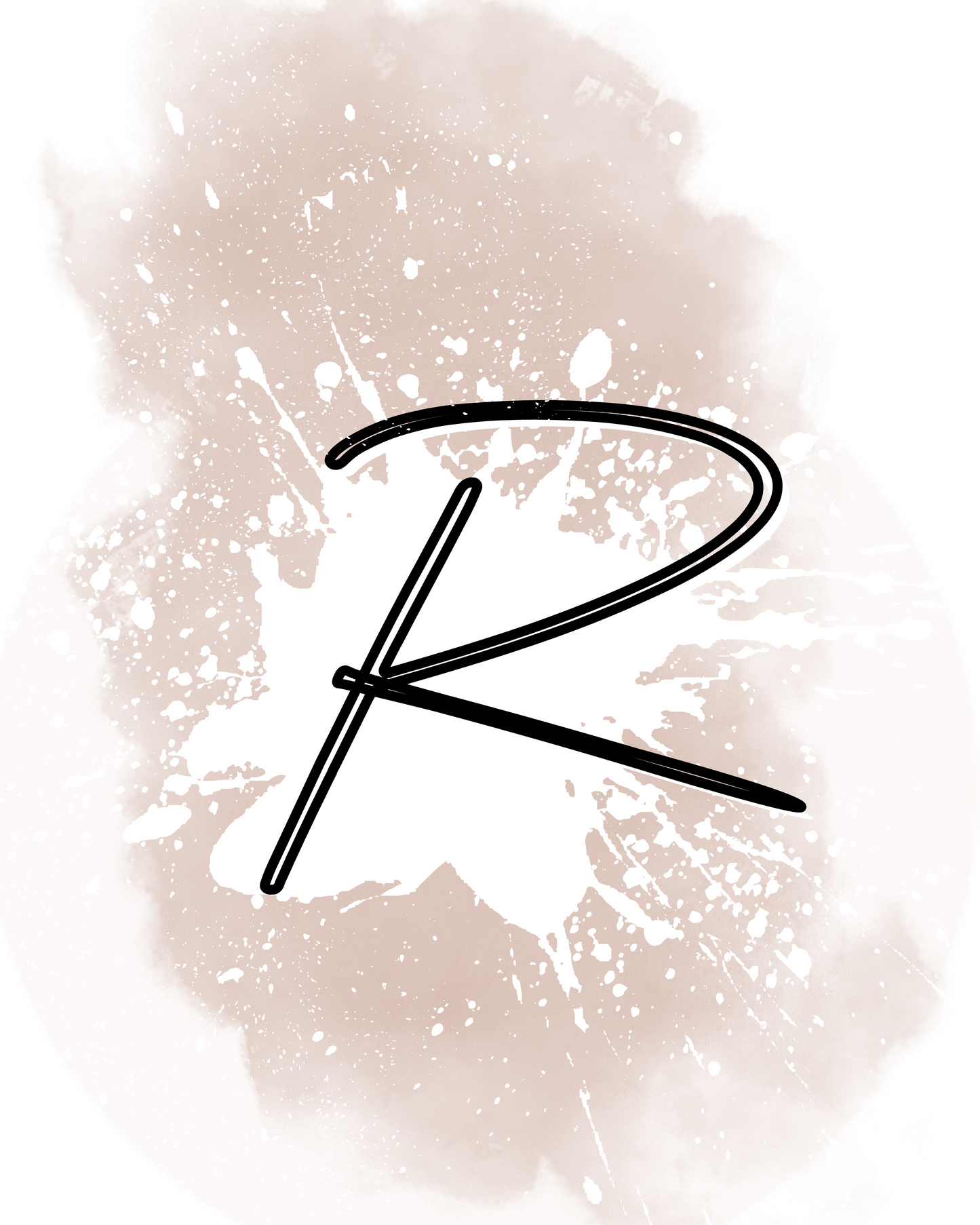 The Luxe Letter Collection | A-Z Monogram Wall Art